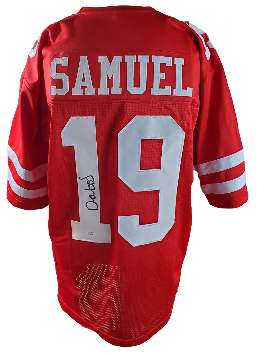 San Francisco Forty Niners Deebo Samuel Autographed Pro Style Red Jersey  JSA Authenticated – Inklusive Sports