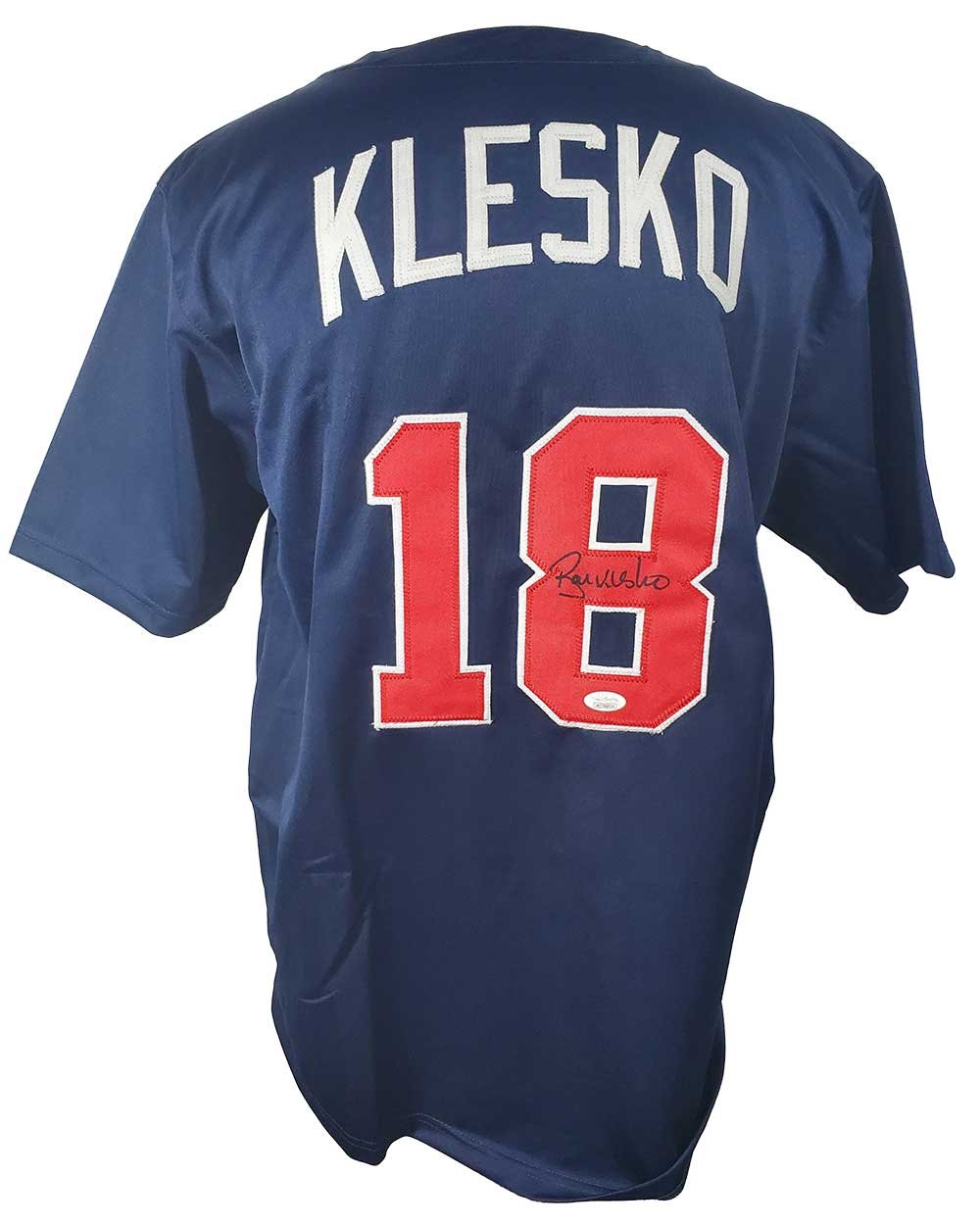 Atlanta Braves Ryan Klesko Autographed Pro Style Blue Jersey JSA  Authenticated – Inklusive Sports